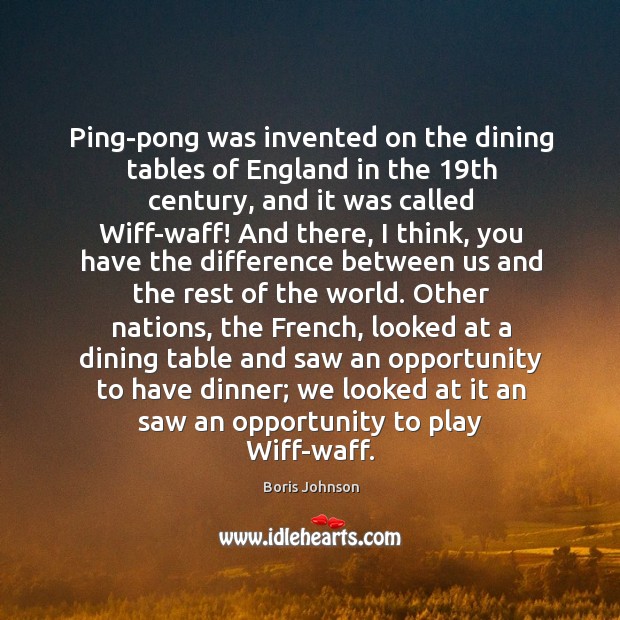 Ping-pong was invented on the dining tables of England in the 19th Image