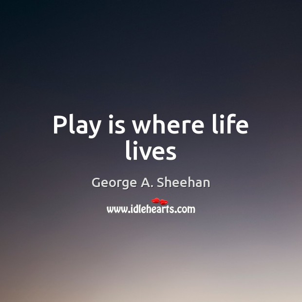 Play is where life lives Image