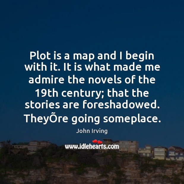 Plot is a map and I begin with it. It is what Image