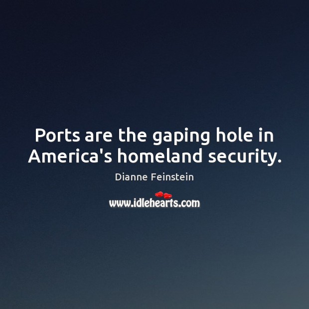 Ports are the gaping hole in America’s homeland security. Image