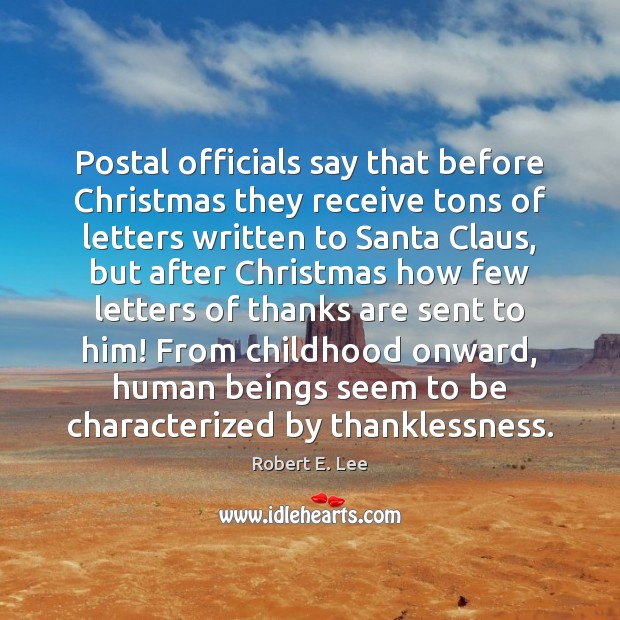 Postal officials say that before Christmas they receive tons of letters written Image