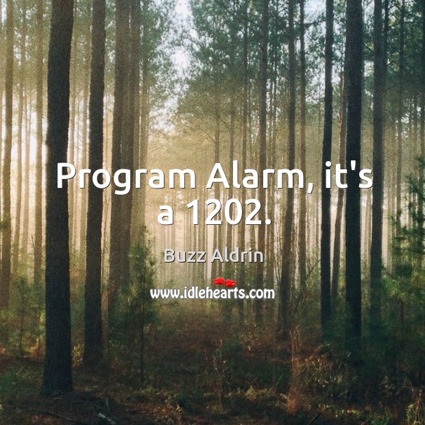 Program Alarm, it’s a 1202. Image