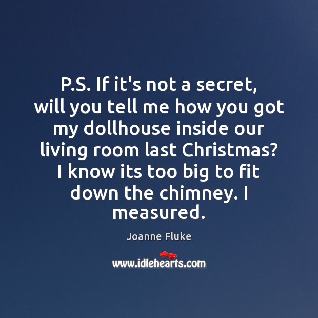 P.S. If it’s not a secret, will you tell me how Secret Quotes Image