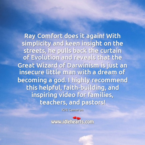 Ray Comfort does it again! With simplicity and keen insight on the Image