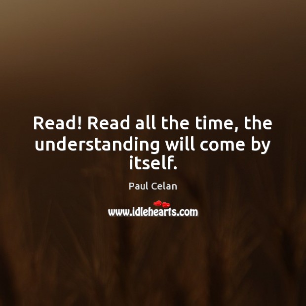 Read! Read all the time, the understanding will come by itself. Image