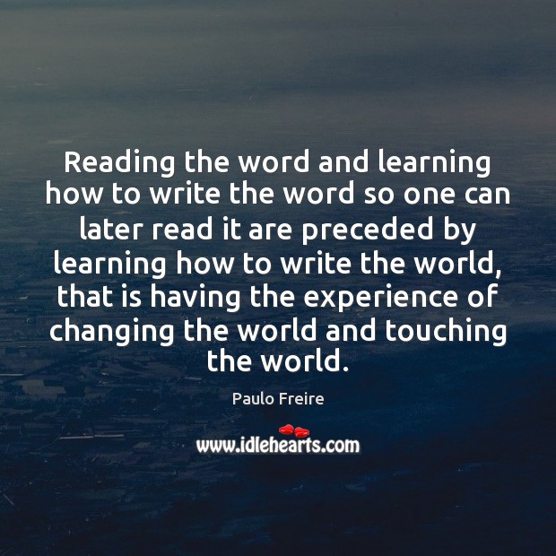 Reading the word and learning how to write the word so one Image