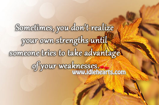 Realize your own strengths Image