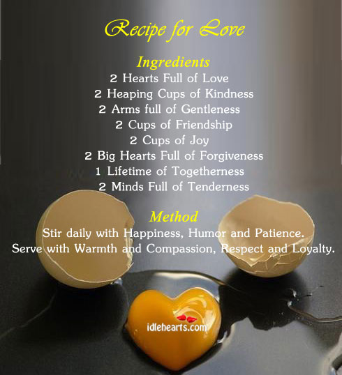 Recipe of love Serve Quotes Image