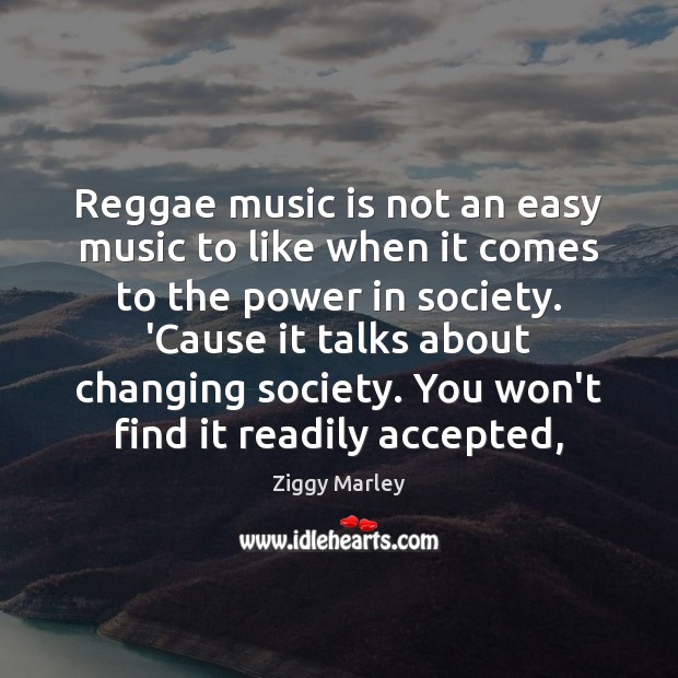Reggae music is not an easy music to like when it comes Image