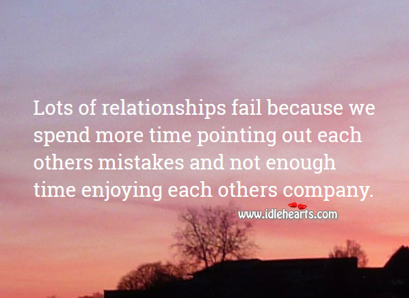 Relationships fail because Relationship Advice Image