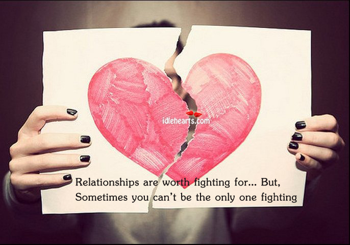Relationships are worth fighting for Image