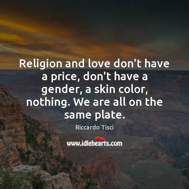 Religion and love don’t have a price, don’t have a gender, a Image