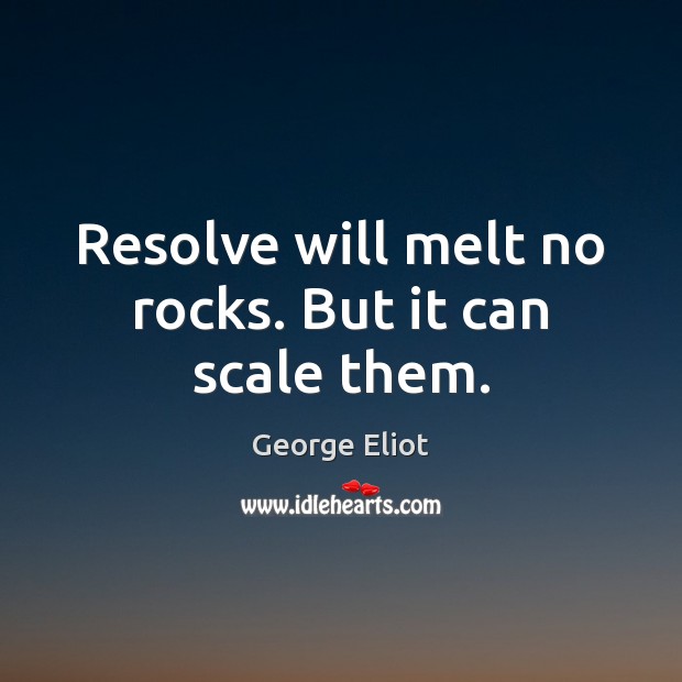 Resolve will melt no rocks. But it can scale them. Image