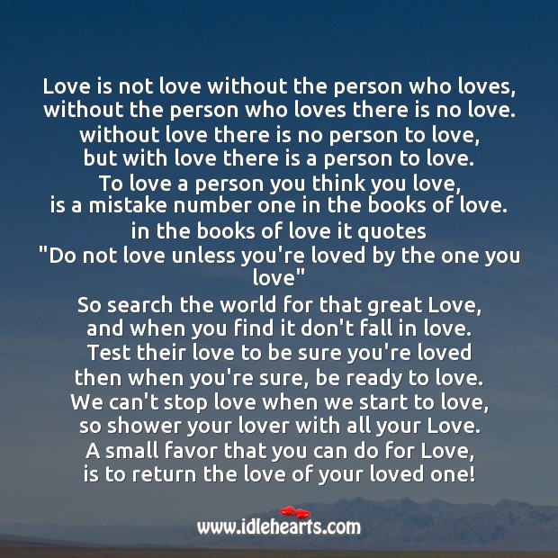 Return the love of your loved one! Love Messages Image