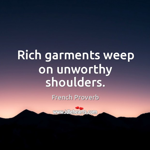 French Proverbs