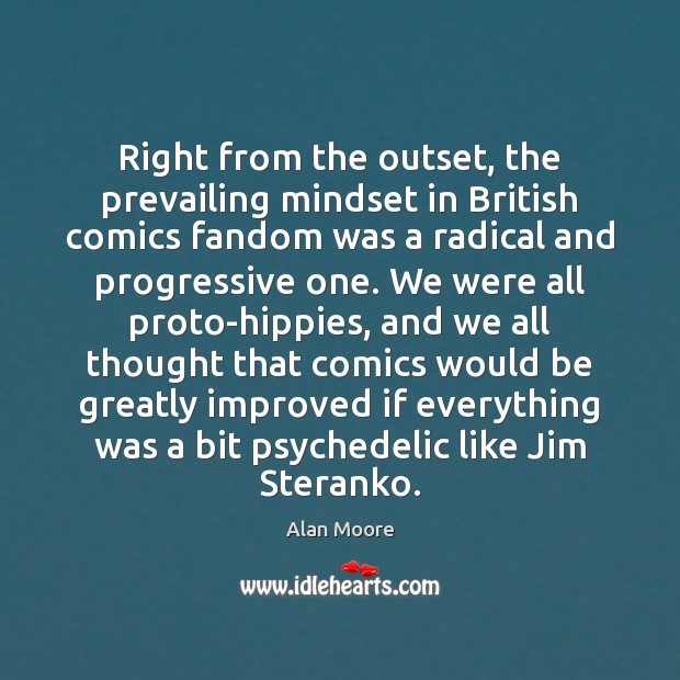 Right from the outset, the prevailing mindset in British comics fandom was Image
