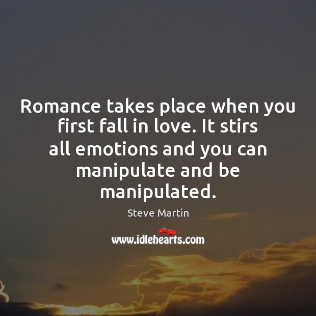 Romance takes place when you first fall in love. It stirs all Image
