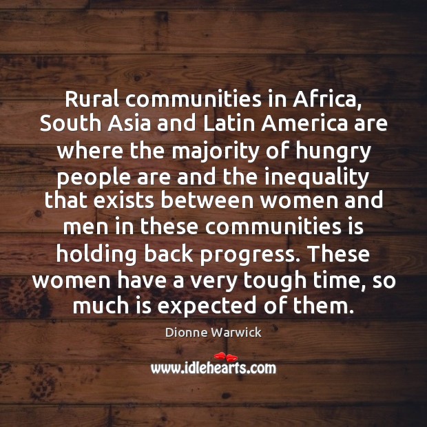 Rural communities in Africa, South Asia and Latin America are where the Image
