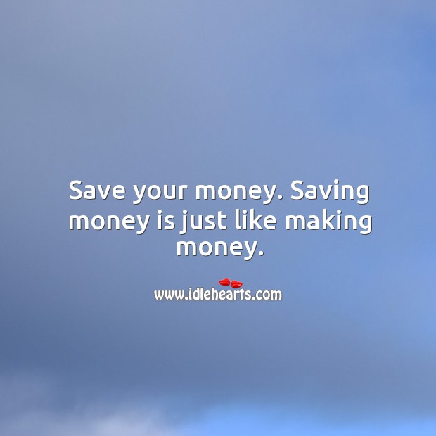 Save your money. Image