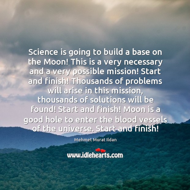 Science is going to build a base on the Moon! This is Image