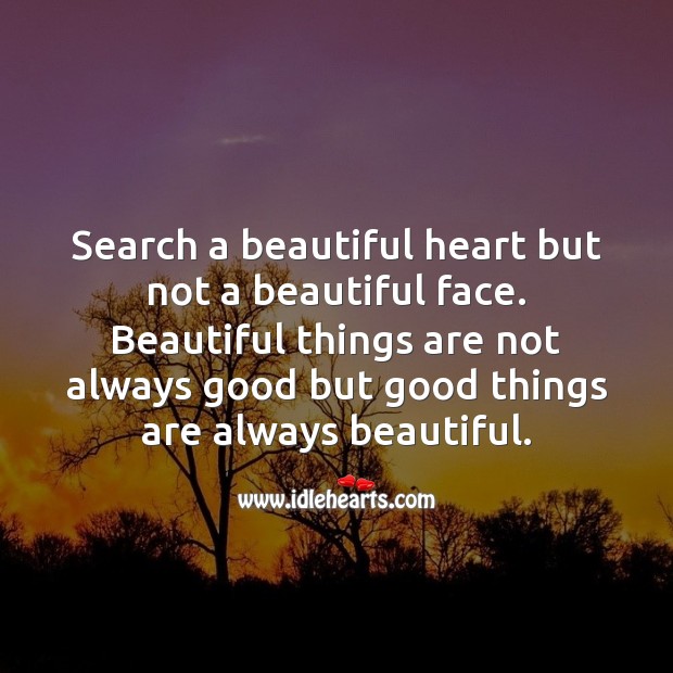 Search a beautiful heart Love Messages Image