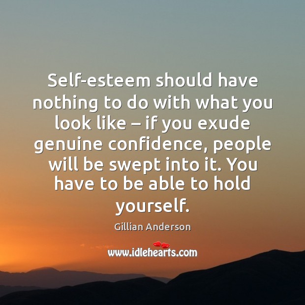 Self-esteem should have nothing to do with what you look like – if Image