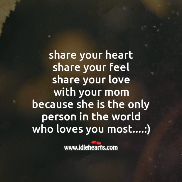 Share your heart Mother’s Day Messages Image