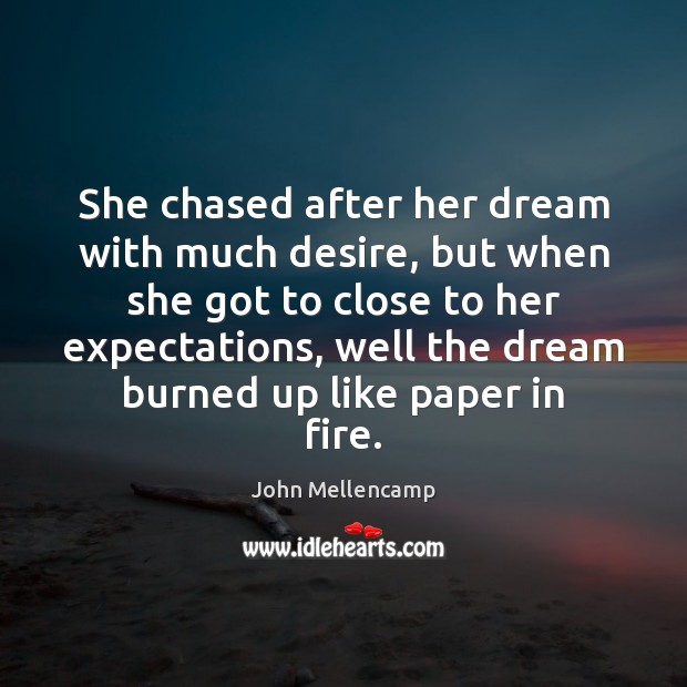 She chased after her dream with much desire, but when she got Image