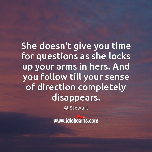 She doesn’t give you time for questions as she locks up your Image