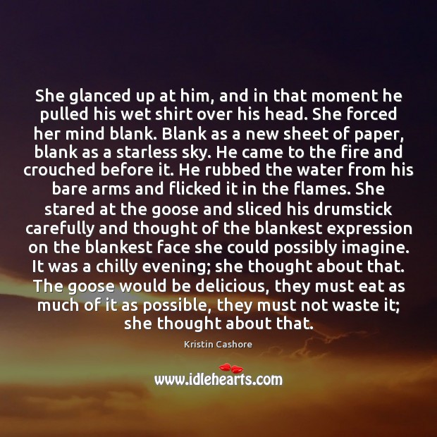 She glanced up at him, and in that moment he pulled his Image