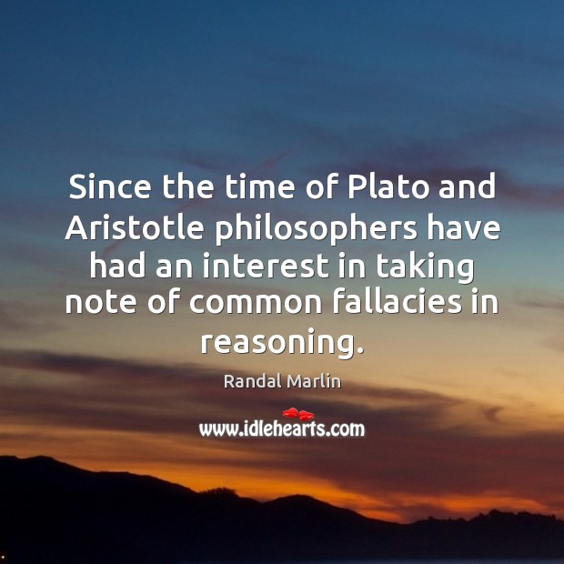 Since the time of Plato and Aristotle philosophers have had an interest Image