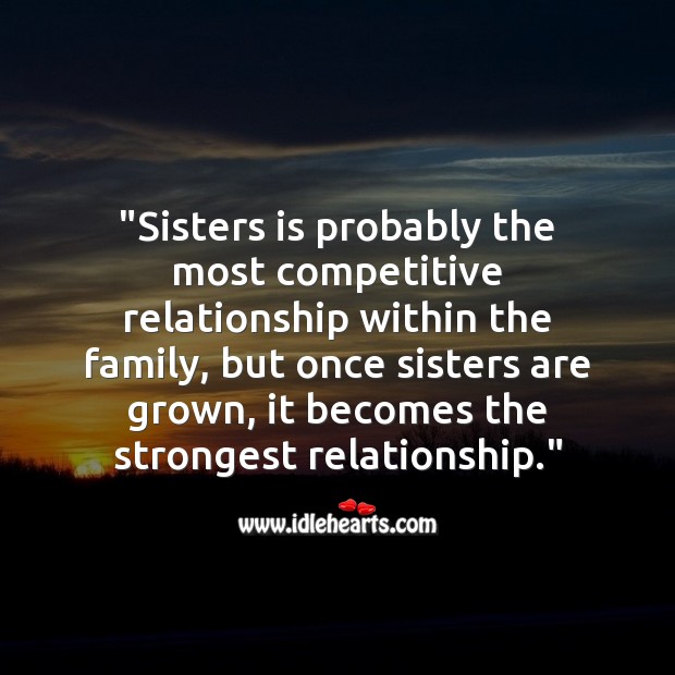 Sisters is probably the most competitive relationship within the family Raksha Bandhan Messages Image