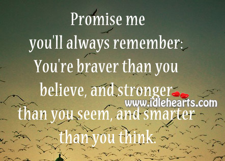 Promise me you’ll always remember: Image