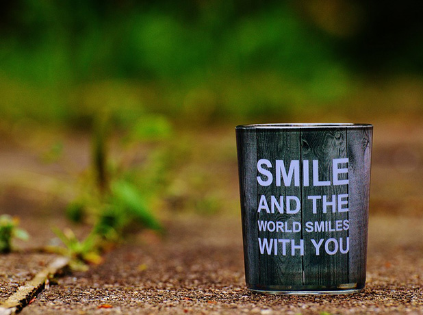Smile and the world smiles with you. Image