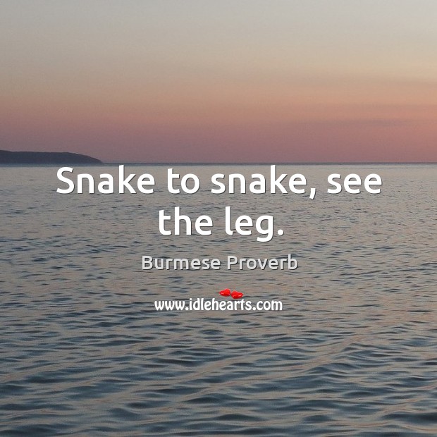 Burmese Proverbs