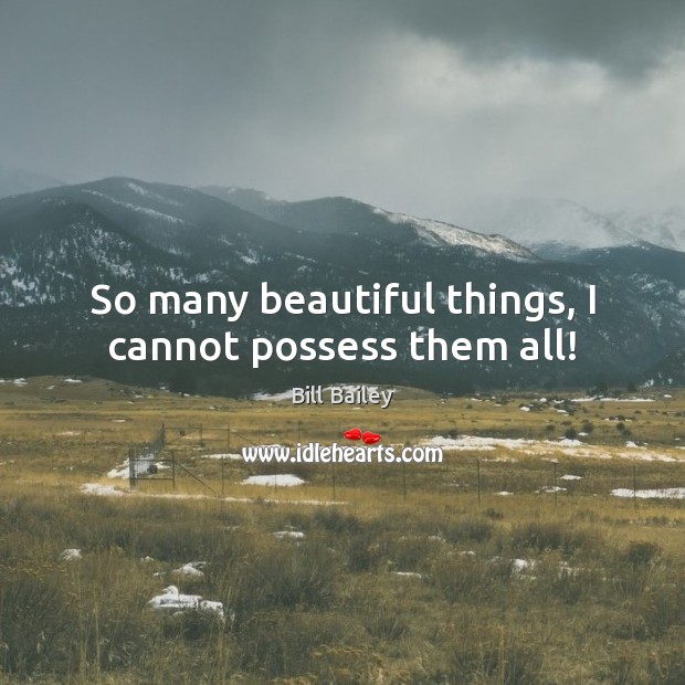 So many beautiful things, I cannot possess them all! Image