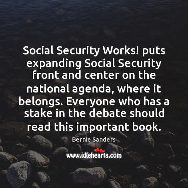 Social Security Works! puts expanding Social Security front and center on the Image