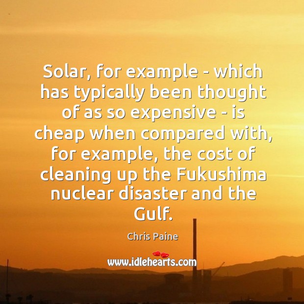 Solar, for example – which has typically been thought of as so Image