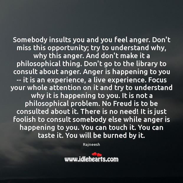 Somebody insults you and you feel anger. Don’t miss this opportunity; try Anger Quotes Image