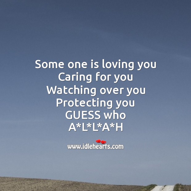 Someone is loving you Care Quotes Image