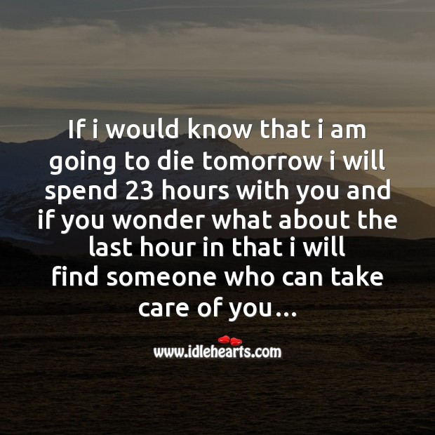 Someone who can take care of you Love Messages Image