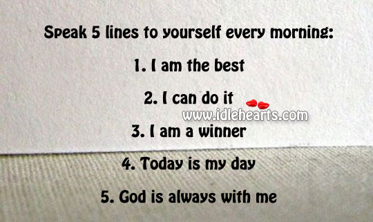 God is always with me Image