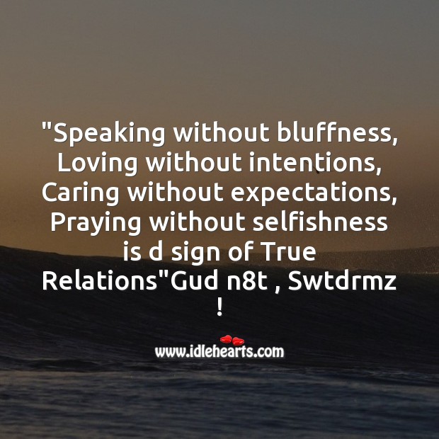 Speaking without bluffness Care Quotes Image