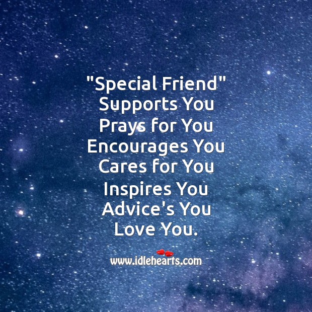 “special friend” Friendship Day Messages Image