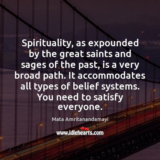 Spirituality, as expounded by the great saints and sages of the past, Image