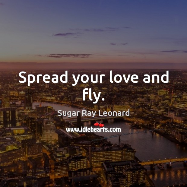Spread your love and fly. Image