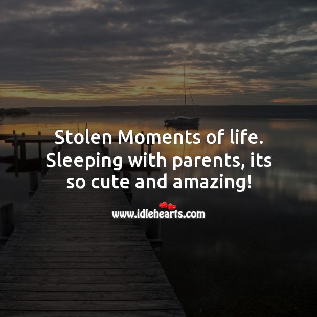 Stolen moments of life. Image