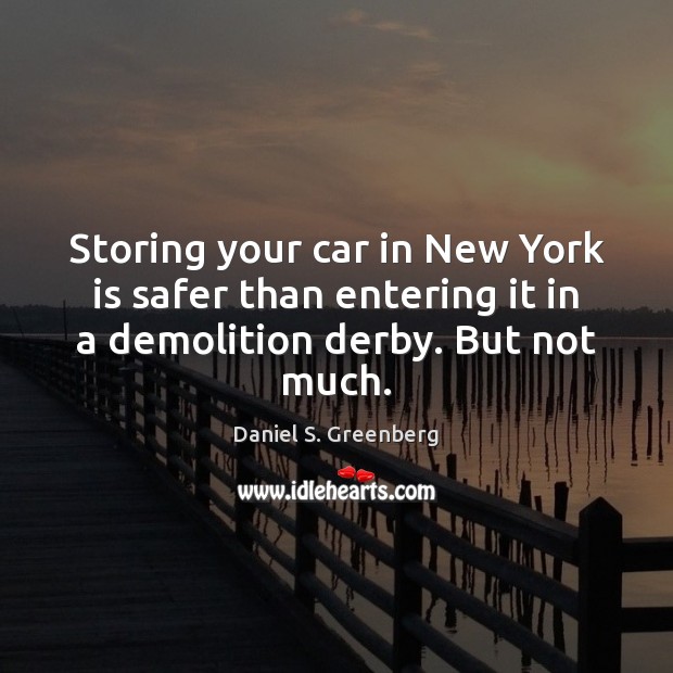 Storing your car in New York is safer than entering it in Image