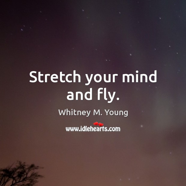 Stretch your mind and fly. Image