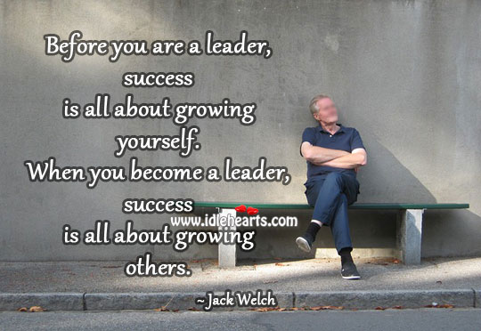Success is all about growing yourself Success Quotes Image